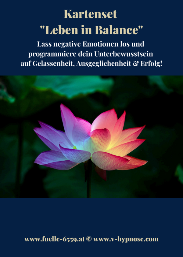 Kartenset "Leben in Balance"