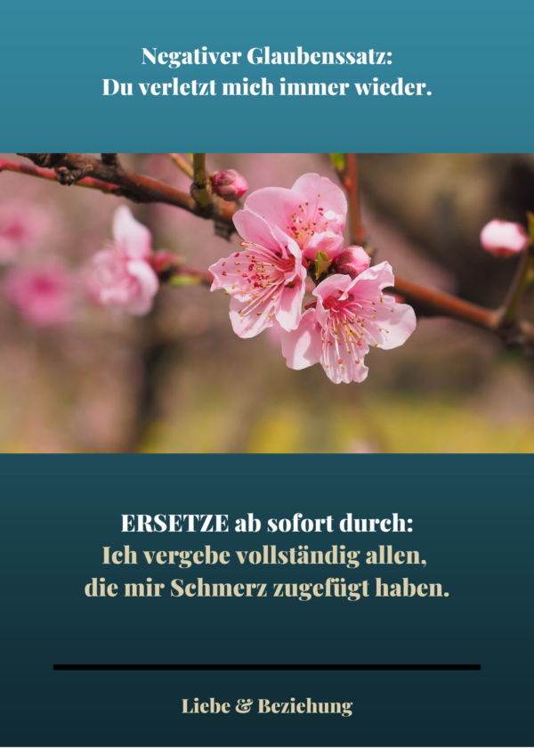 Kartenset "Liebe & Beziehung - Negative Glaubenssätze loslassen & ersetzen" – Bild 5