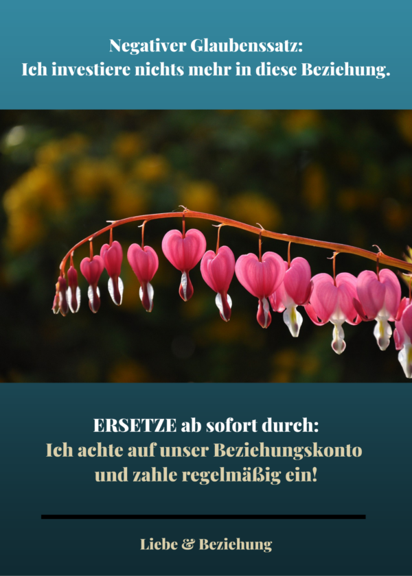 Kartenset "Liebe & Beziehung - Negative Glaubenssätze loslassen & ersetzen" – Bild 6